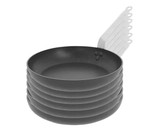 de Buyer Scratch-Resistant Choc 11" Aluminum Non-Stick Fry Pan(6/CASE)-Chicken Pieces