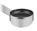 Vollrath Aluminum-Clad Bottom 12 1/2" Stainless Non-Stick Fry Pan(6/CASE)-Chicken Pieces