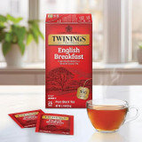 Twinings English Breakfast Premium Tea Bags - 25-Box(6/CASE)-Chicken Pieces