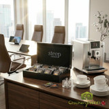 Steep by Bigelow 8 Compartment Black Tea Chest with Assorted Teas-Chicken Pieces