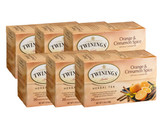 Twinings Orange & Cinnamon Spice Herbal Tea- 20-Box(6/CASE)-Chicken Pieces