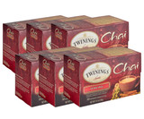 Twinings Ultra Spice Bold and Spiced Chai Tea Bags - 20-Box(6/CASE)-Chicken Pieces