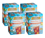 Twinings Unsweetened Delight Peach Iced Tea Single Serve  - 24/Box(4/CASE)-Chicken Pieces