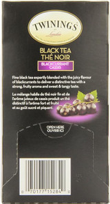 Twinings Blackcurrant Fruity Elegance Breeze Tea Bags - 20/Box(6/CASE)-Chicken Pieces