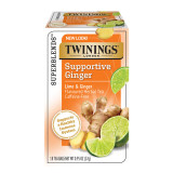 Twinings White Hibiscus, Lime & Ginger Wellness Blend - 18/Box-Chicken Pieces