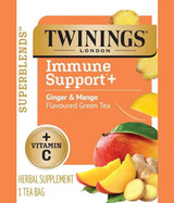 Twinings Superblends Immune Boosting Ginger & Mango Tea- 16/Box-Chicken Pieces