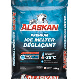 Alaskan Ice Melt 18 kgs/44lbs (63 Bags/Pallet)- Business Loading Dock Delivery Only. CHICKEN PIECES