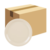 Carlisle Kingline 8 7/8" Tan Plate - 48/Case. CHICKEN PIECES.