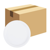 Carlisle Kingline 8 7/8" White Plate - 48/Case. CHICKEN PIECES.
