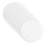 Carlisle Stadia 7 1/4" White Melamine Plate - 12/Case. CHICKEN PIECES.