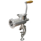 Weston #10 Deluxe Efficient Grinding Manual Meat Grinder-Chicken Pieces