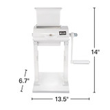 Weston Manual Meat Stainless Steel Combs Tenderizer with Two Legs-Chicken Pieces