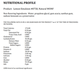 LorAnn Oils 1 Gallon All-Natural Bright Lemon Bakery Emulsion-Chicken Pieces