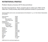 LorAnn Oils 1 Gallon Freshly-Ripened Blueberry Bakery Emulsion-Chicken Pieces