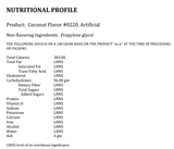 LorAnn Oils Tropical  Coconut Super Strength Flavor 1 Gallon-Chicken Pieces