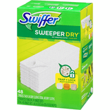 Swiffer Sweeper Dry Unscented Refills Sweeping Cloths - 48(4/Case)-Chicken Pieces