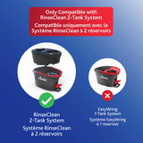 Vileda EasyWring Compatible RinseClean Spin Mop Microfibre Refill(4/Case)-Chicken Pieces