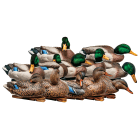 Hard Core Rugged Series Standard Mallard Duck Decoys (2 Active Drakes, 2 Resting Drakes, 1 Relaxed Hen, & 1 Resting Hen). CHICKEN PIECES.