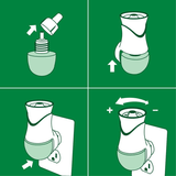 Air Wick Plug-in Air Freshener, 2 Gadgets + 5 Refills, 20 ml Each(4/Case)-Chicken Pieces