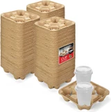 GC Disposable Coffee Tray 4 Cup Universal Holder Durable Drink Carrier  (300/CASE)