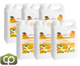 Bossen Mango Concentrated Syrup 1.56 kg (64 fl. oz.) - Bubble Tea Elixir(6/Case)-Chicken Pieces