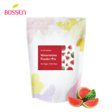 Bossen 2.2 lb. (1 kg) Bubble Tea Watermelon Powder Mix | Refreshing Sweet Flavor(10/Case)-Chicken Pieces
