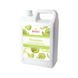 Bossen Honeydew Bubble Tea Concentrated Syrup 64 fl. oz. (1.89 L) - Real Juice(6/Case)-Chicken Pieces