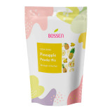 Bossen Pineapple Bubble Tea Powder Mix 2.2 lb. (1 kg) | Sweet & Refreshing Tropical(10/Case)-Chicken Pieces