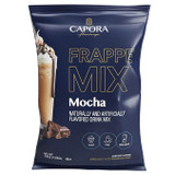 Capora Frozen Hot Chocolate Frappe Mix 3.5 lb. - Premium Caffeine(5/Case)-Chicken Pieces