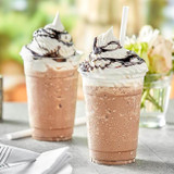 Capora Frozen Hot Chocolate Frappe Mix 3.5 lb. - Premium Caffeine(5/Case)-Chicken Pieces