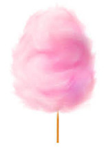 Great Western 1/2 Gallon Carton Pink Bubble Gum Cotton Candy Floss Sugar(6/Case)-Chicken Pieces