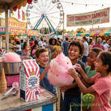 Great Western 6/Case 1/2 Gallon Carton Watermelon Cotton Candy Floss Sugar | Juicy Watermelon-Chicken Pieces