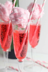 Great Western 6/Case 1/2 Gallon Carton Watermelon Cotton Candy Floss Sugar | Juicy Watermelon-Chicken Pieces