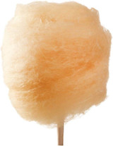 Great Western Great Floss Orange Cotton Candy Concentrate Sugar - 1 lb. Container (12/Case)-Chicken Pieces