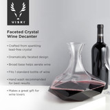 Faceted Crystal Wine Decanter by Viski®