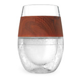 Wine FREEZE Cooling Cup in Wood Cup by HOST®