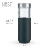 FREEZE™ Bottle in Black by HOST® FREEZE™ Bottle in Black by HOST®