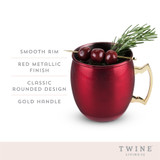 Red Moscow Mule Mug by Twine® Red Moscow Mule Mug by Twine®