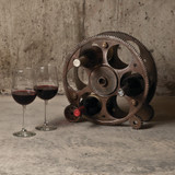 Gears And Wheels Wine Rack by Foster & Rye