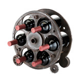Gears And Wheels Wine Rack by Foster & Rye