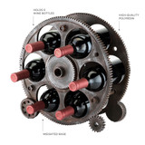 Gears And Wheels Wine Rack by Foster & Rye