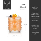 Tiki DOF Tumblers by Viski
