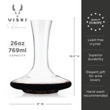 Reserve Inez Crystal Wine Decanter by Viski (set of 1)