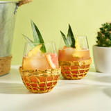 Island Stemless Wine Glass Set by Twine Living® Island Stemless Wine Glass Set by Twine Living®
