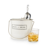 "Have A Drink" Ice Bucket and Scoop by Twine® "Have A Drink" Ice Bucket and Scoop by Twine®