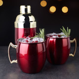 Red Mule Mug & Cocktail Shaker Gift Set by Twine Living® (Set of 3) Red Mule Mug & Cocktail Shaker Gift Set by Twine Living® (Set of 3)