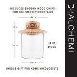 Alchemi Single Serve Smoker Kit by Viski Alchemi Single Serve Smoker Kit by Viski