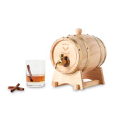 Whiskey Barrel Drink Dispenser by Foster & Rye