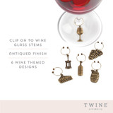 Vineyard Wine Charms by Twine® Vineyard Wine Charms by Twine®