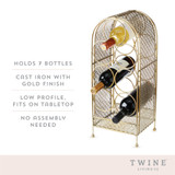 Trellis 7 Bottle Wine Rack by Twine Trellis 7 Bottle Wine Rack by Twine